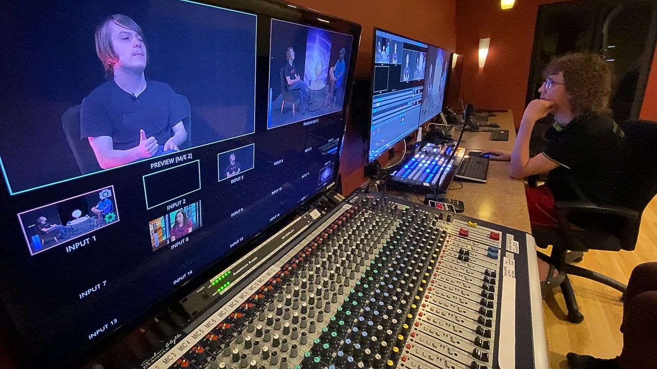 Developmentally disabled students produce their own TV shows